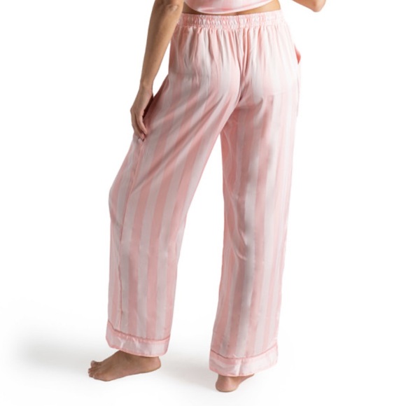 Pink Striped Pajama Pants - Picture 2 of 4
